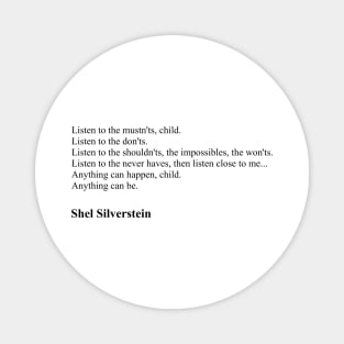 Shel Silverstein Quotes Magnet